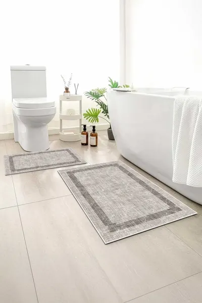 Yumuşak 2'li Set banyo paspası